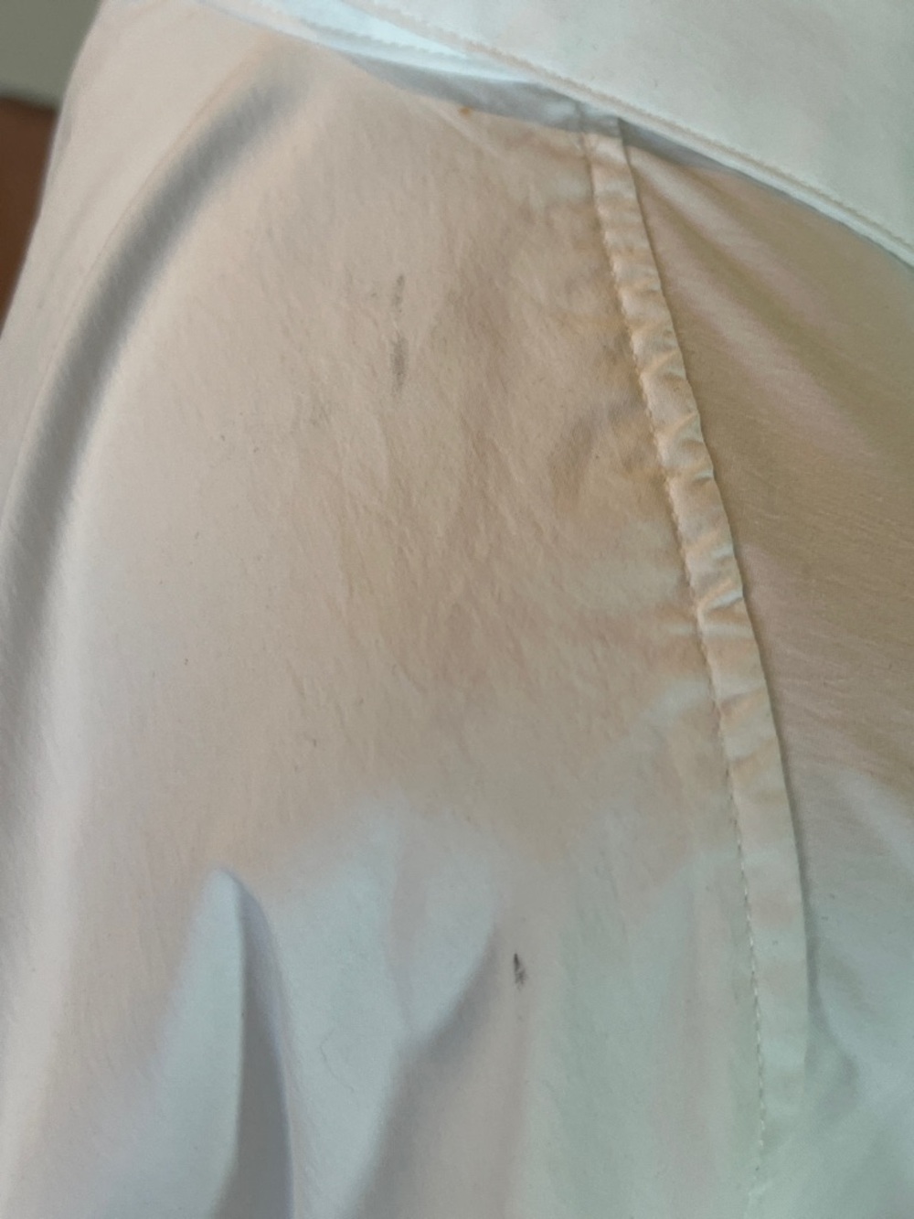 Athleta Oversized White Poplin Button Down Shirt, size L - Picture 5 of 9